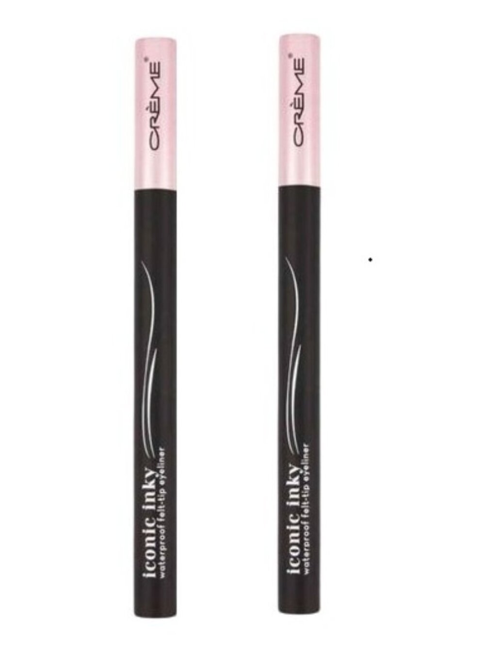 THE CREME SHOP Iconic Inky Eye Liner Black - Set of Two (2) - NEW